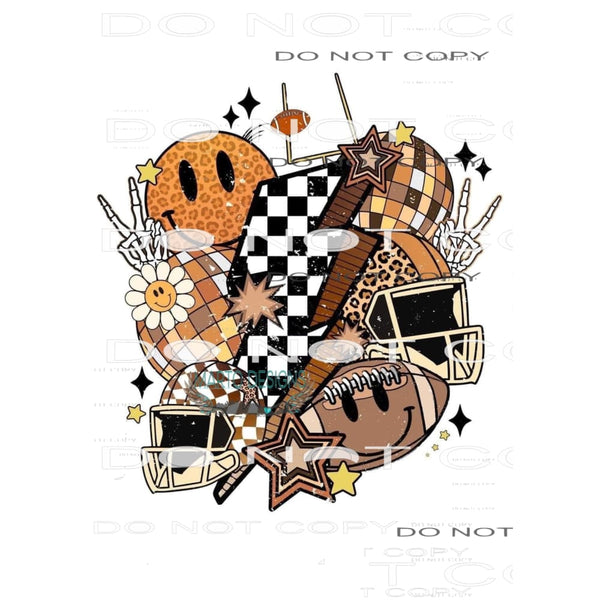 Football Vibes #6389 Sublimation transfers - Heat Transfer