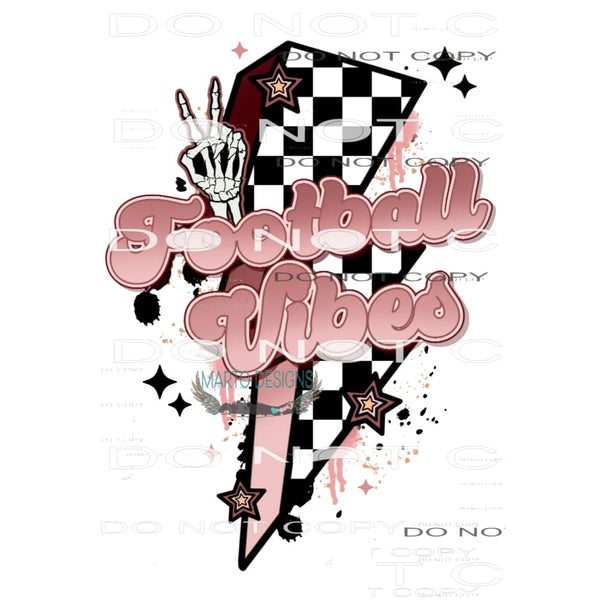 Football Vibes #6682 Sublimation transfers - Heat Transfer