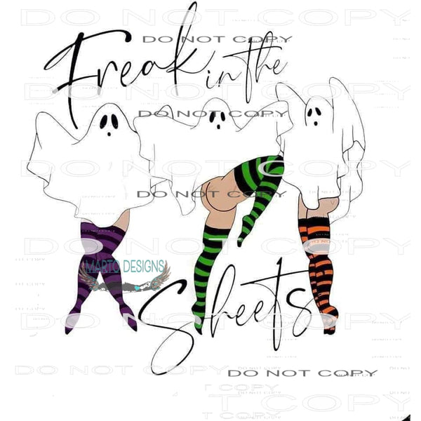 Freak In The Sheets #6149 Sublimation transfers - Heat