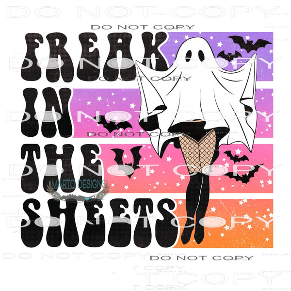 Freak In The Sheets #7007 Sublimation transfers - Heat
