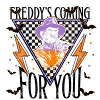 Freddy’s Coming For You #5878 Sublimation transfers - Heat