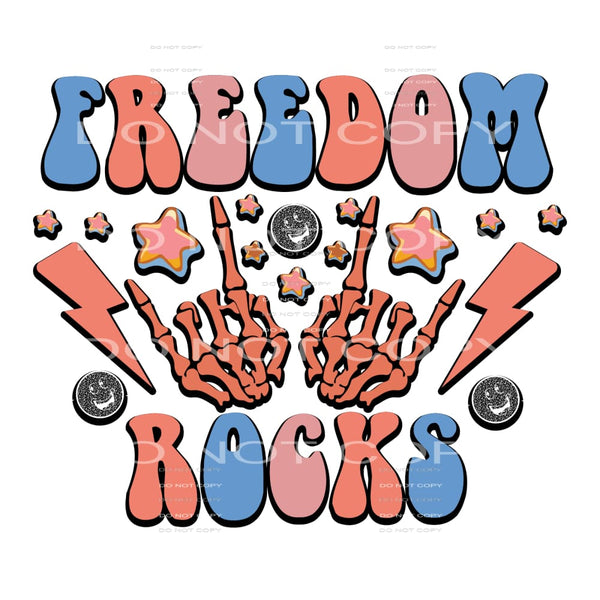 Freedom Rocks #5370 Sublimation transfers - Heat Transfer