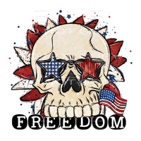 Freedom Skull # 941 Sublimation transfers - Heat Transfer