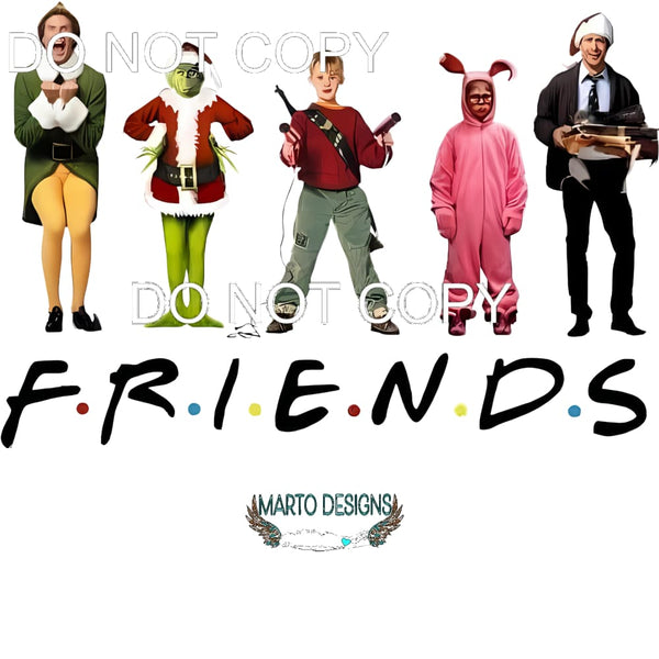 Friends #177 Sublimation transfers - Heat Transfer Graphic