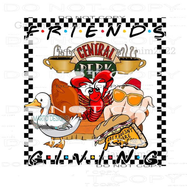 FRIENDS #8229 Sublimation transfers - Heat Transfer Graphic