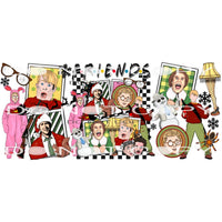 Friends #8289 Sublimation transfers - Heat Transfer Graphic