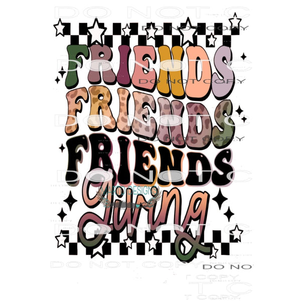 Friends Giving #6294 Sublimation transfers - Heat Transfer