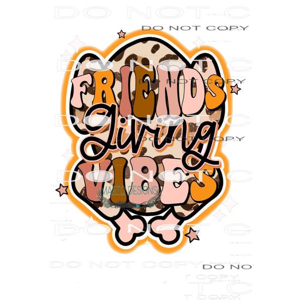 Friends Giving Vibes #6361 Sublimation transfers - Heat
