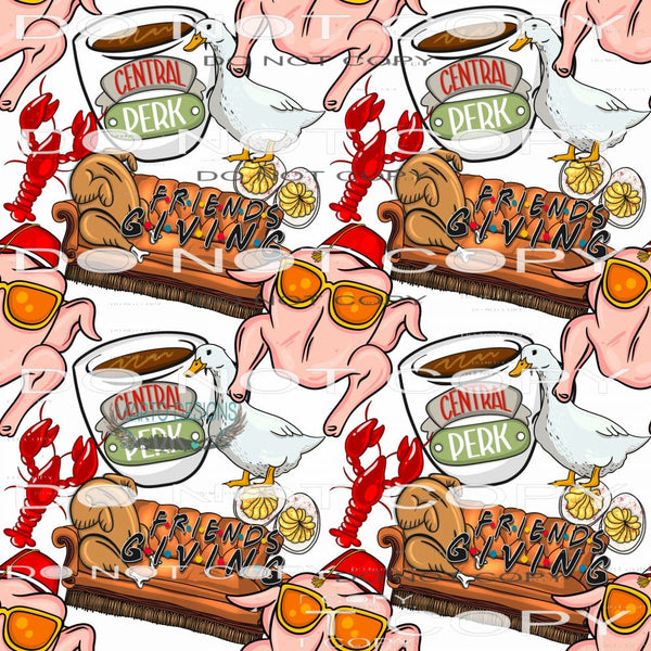 Friendsgiving #7596 Sublimation transfers - Heat Transfer