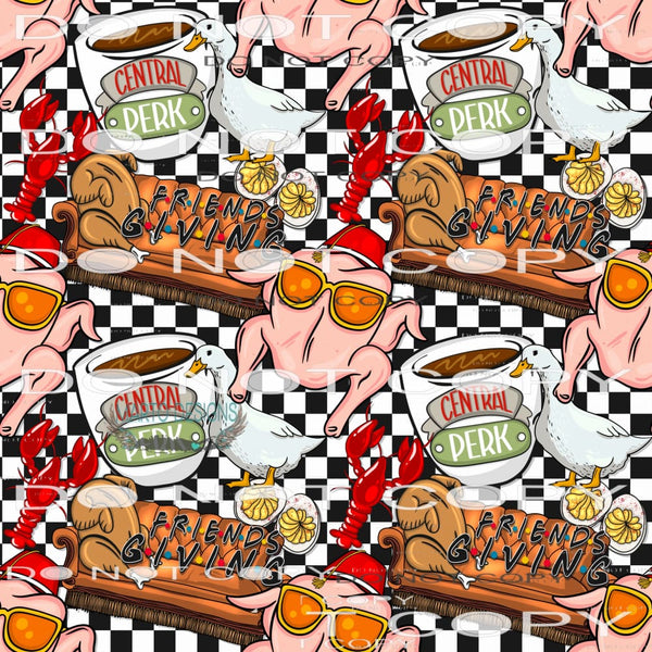 Friendsgiving #7600 Sublimation transfers - Heat Transfer