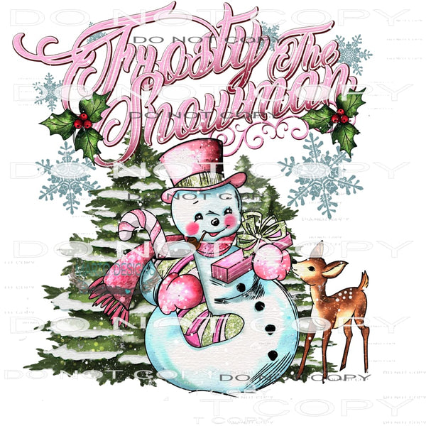 Frosty The Snowman #8012 Sublimation transfers - Heat