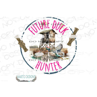 Future Duck Hunter # 7720 Sublimation transfers - Heat