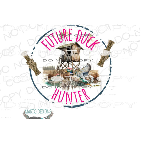 Future Duck Hunter # 7720 Sublimation transfers - Heat