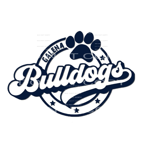 Galena Bulldogs Sublimation transfers - Heat Transfer