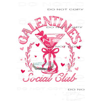 galentine social club # 8291 Sublimation transfers - Heat