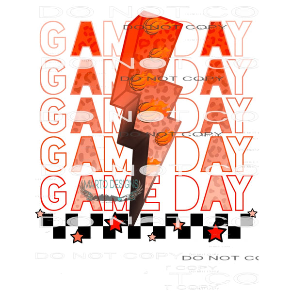 Game Day# 9354 Sublimation transfers - Heat Transfer Graphic