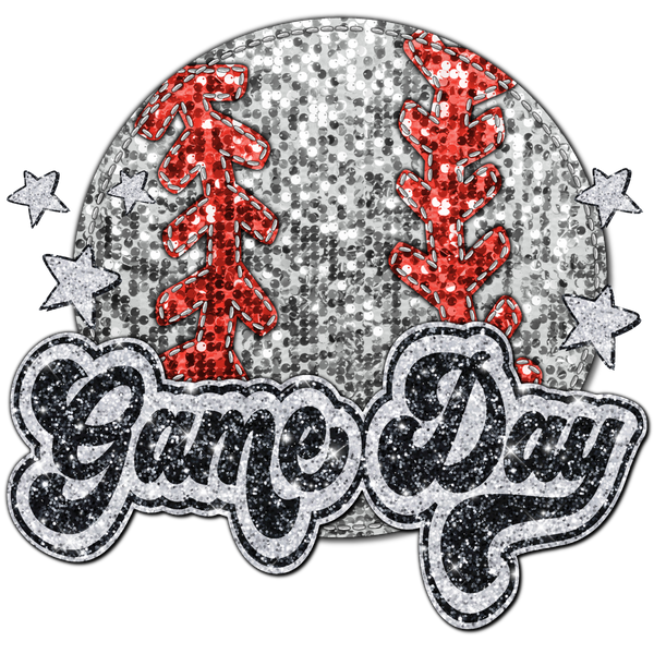 Game Day Baseball #7736 Sublimation transfer - Heat Transfer