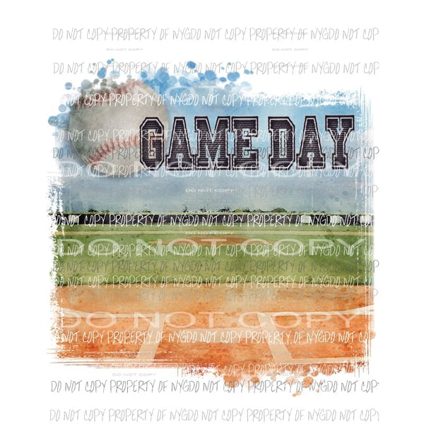 Game day baseball field Sublimation transfers Heat Transfer