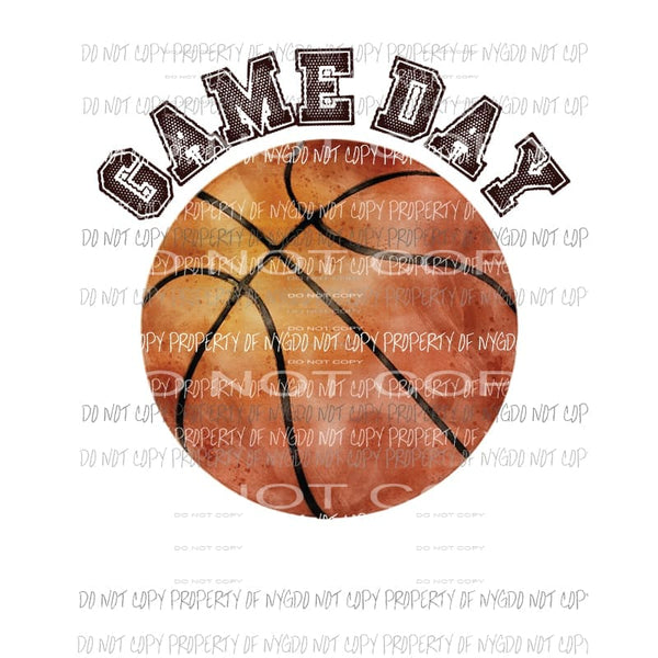 Game Day basketball Sublimation transfers Heat Transfer