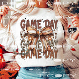 Game Day Bow 2366 Sublimation transfers - Heat Transfer
