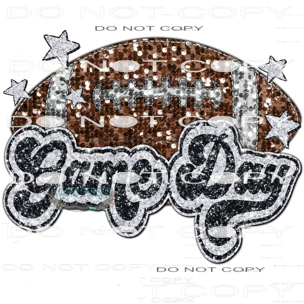 Game Day Football #7738 Sublimation transfer - Heat Transfer