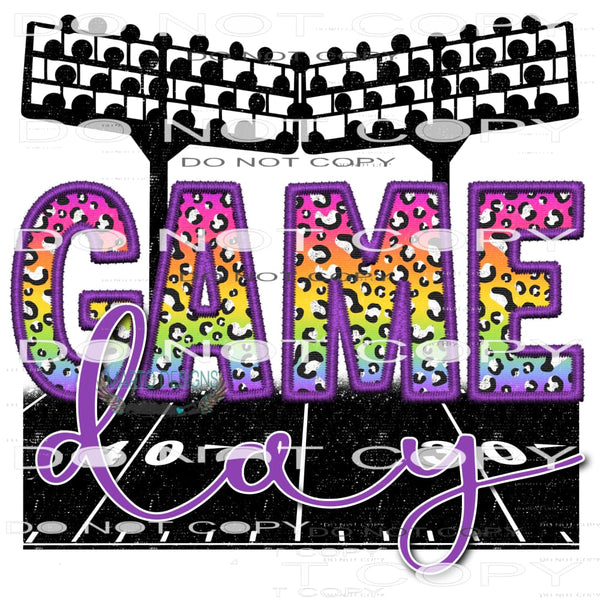 Game Day Football #7739 Sublimation transfer - Heat Transfer