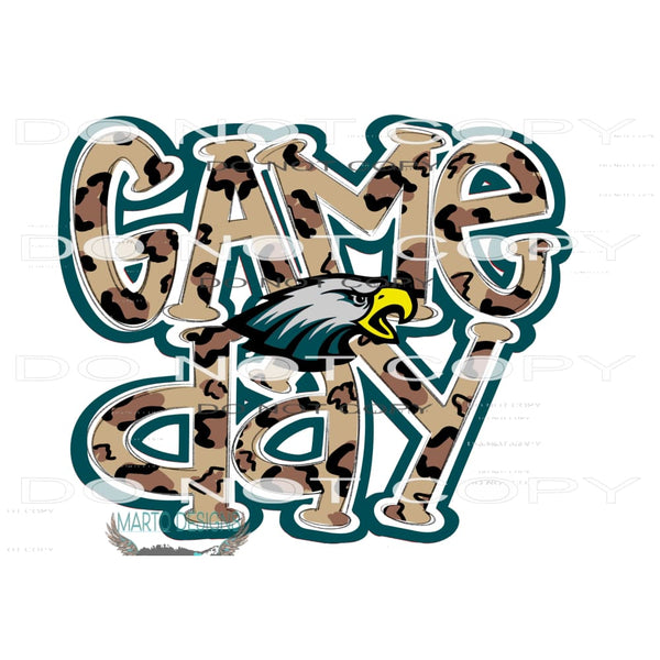 game day philly eagles green 2 Sublimation transfers - Heat