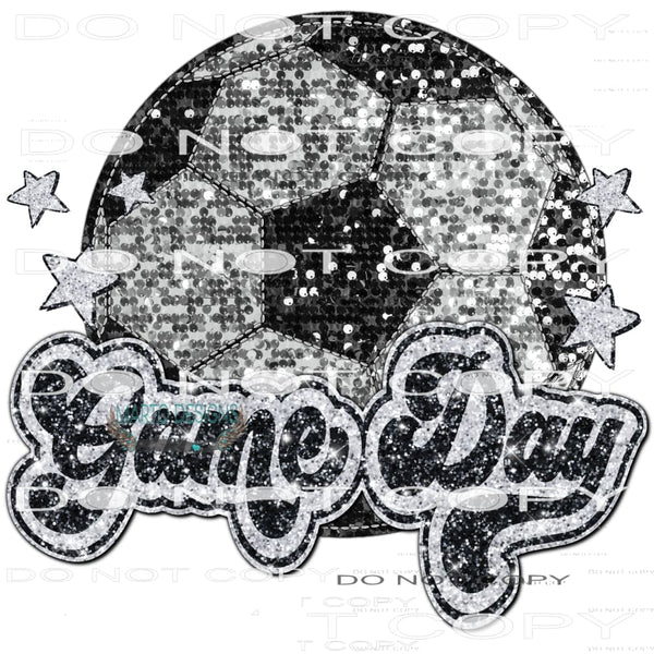 Game Day Soccer #7737 Sublimation transfer - Heat Transfer