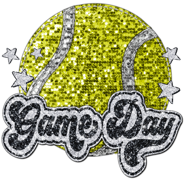 Game Day Tennis #7732 Sublimation transfer - Heat Transfer
