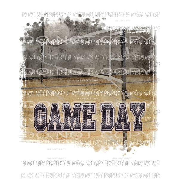 Game day volleyball court Sublimation transfers Heat Transfer