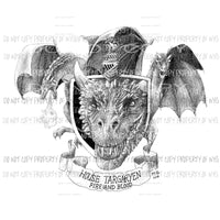 Game of Thrones 6 Sublimation transfers Heat Transfer