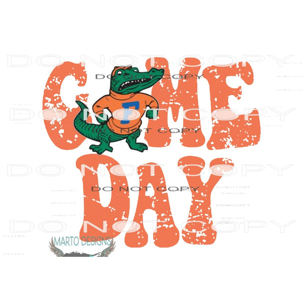 Gators Game Day #10959 Sublimation transfer - Heat Transfer