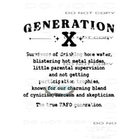 Generation X Gen X # 6580 Sublimation transfers - Heat