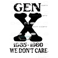 Generation X Gen X # 6680 Sublimation transfers - Heat