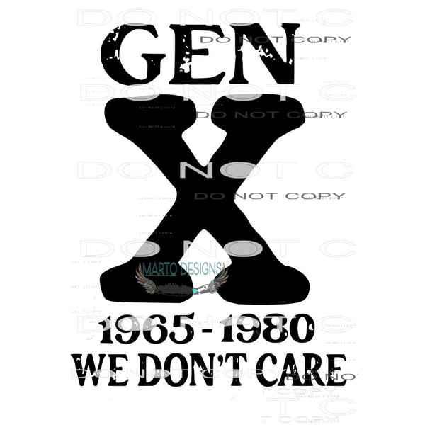 Generation X Gen X # 6680 Sublimation transfers - Heat