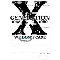 Generation X Gen X # 6780 Sublimation transfers - Heat