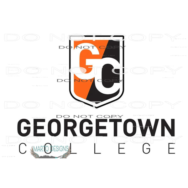 georgetown college # 3372 Sublimation transfers - Heat
