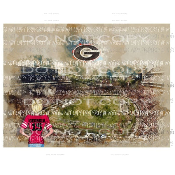 Georgia Girl and Stadium 1 Sublimation transfers Heat Transfer