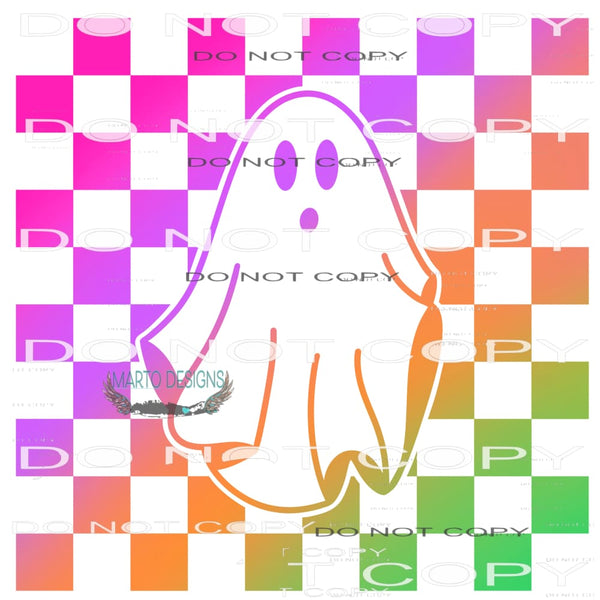 Ghost #6595 Sublimation transfers - Heat Transfer Graphic