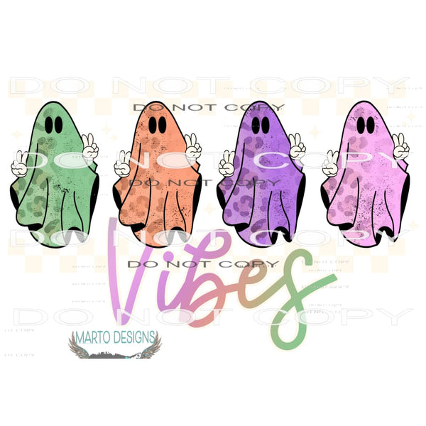 Ghost Vibes #6314 Sublimation transfers - Heat Transfer