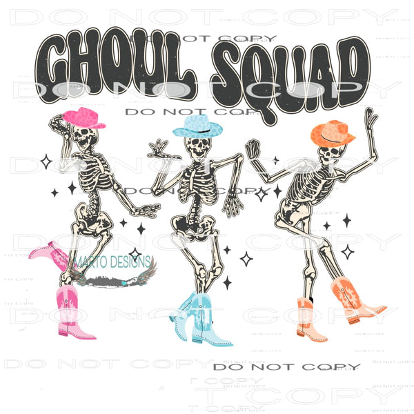 Ghoul Squad #7067 Sublimation transfers - Heat Transfer