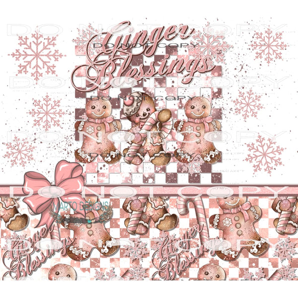 Ginger Blessing #8331 Sublimation transfers - Heat Transfer