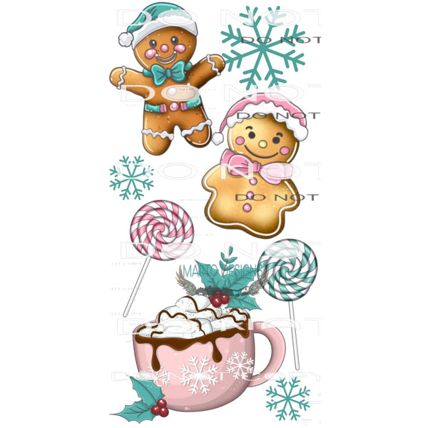 Gingerbread #7099 Sublimation transfers - Heat Transfer