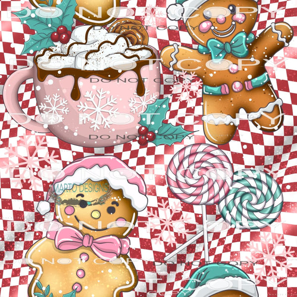 Gingerbread #7100 Sublimation transfers - Heat Transfer