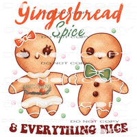 Gingerbread Spice and Everything Nice #8192 Sublimation