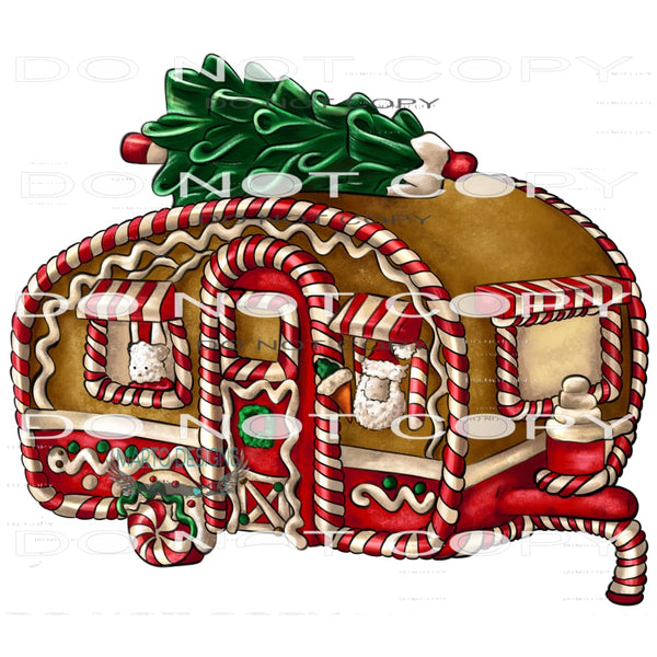 Gingerbread Warm And Cozy #6915 Sublimation transfers - Heat