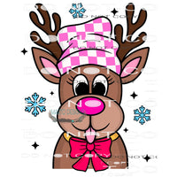 Girl Reindeer #7797 Sublimation transfers - Heat Transfer