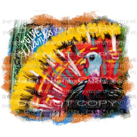 Give Thanks Turkey Sublimation transfers Heat Transfer