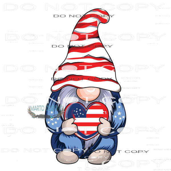 Gnome #11006 Sublimation transfers - Heat Transfer Graphic