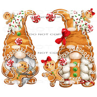 Gnome Christmas #8436 Sublimation transfers - Heat Transfer